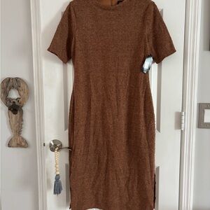 INC International Concepts Brown Midi Dress
